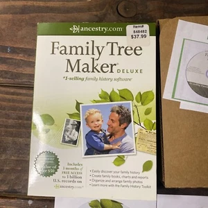 Ancestry.com Family Tree Maker 2011 Deluxe Software 548482 - Picture 1 of 9