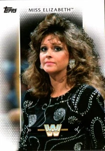 2017 Topps WWE Women's Division Wrestling Card Legend #R-39 Miss Elizabeth - Picture 1 of 2