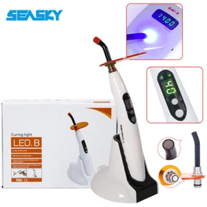 Woodpecker Style Wireless Cordless LED Dental Curing Light Lamp Teeth Whitening - Picture 1 of 18