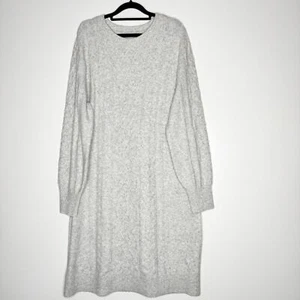 Abito maglione donna NEW LOFT maglia cavo misto lana taglia XL - Foto 1 di 9