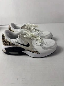 Nike Air Max Excee Women's Sizes White Leopard Print Athletic Shoe HQ2115-100 - Picture 1 of 9