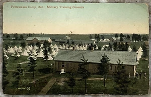 Petawawa Camp Ontario Canada WW1 Military Training Grounds UDB Postcard B734 - Picture 1 of 3