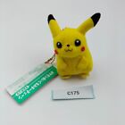 Pokémon C175 Pokemon Pikachu Vintage Tomy Mascot Plush 4" Tag Keychain Toy Japan