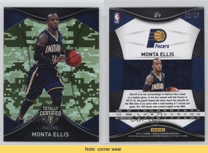 2016-17 Panini Totally Certified Camo /25 Monta Ellis #27