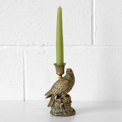 Small Resin Eagle Bird Candlestick Decorative Ornament Sculpture Candle Holder - Image 1 of 4