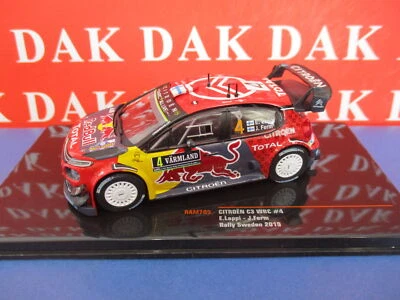 Die cast 1/43 Modellino Auto Citroen C3 WRC Rally Sweden 2019 E. Lappi by Ixo - Immagine 1 di 4