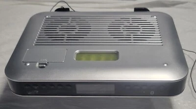 iLive BLUETOOTH UNDER CABINET MUSIC SYSTEM, FM Radio, Alarm, Silver, IKB333S - Image 1 of 4