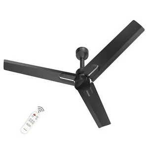 Polycab 3 Blade 1200mm (47") BLDC Ceiling Fan with Remote 220V (Black Silver) - Picture 1 of 5