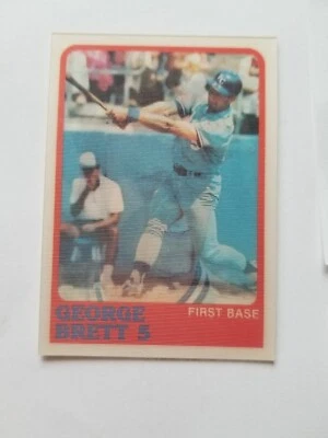 George Brett 1988 Sportflics #150 Kansas City Royals - Image 1 of 2