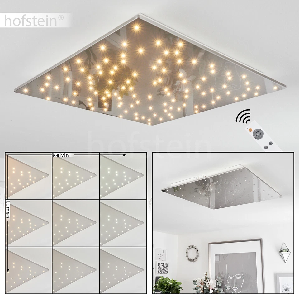HOFSTEIN LED Wohn Schlaf Raum Beleuchtung Sternenhimmel Decken Lampe dimmbar Flur Leuchte