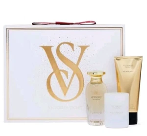 NEW Victoria's Secret Heavenly 3 Pc Luxe Fragrance Gift Set 1.7 oz Eau de Parfum - Picture 1 of 9