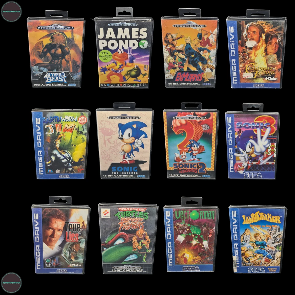 Sega Mega Drive Spiele Auswahl PAL Sonic Asterix Ariel James Pond Cool Spot etc. - Bild 1 von 1