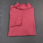 Vintage 90s Forest Trails Turtleneck Shirt Womens 1X Red Single Stitched