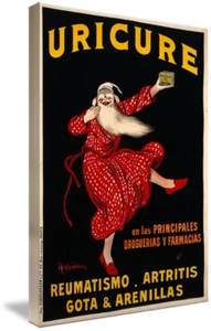 Art sur toile - Uricure par Leonetto Cappiello publicité ancienne, - Photo 1 sur 15