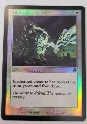 MTG - Apocalypse FOIL Shield of Duty and Reason!  Near Mint!  - Image 1 of 2