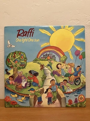 Raffi One Light One Sun Vinyl LP VG+/VG+ 1985 Kids Record w/ Inner Lyric Sleeve - Image 1 of 4