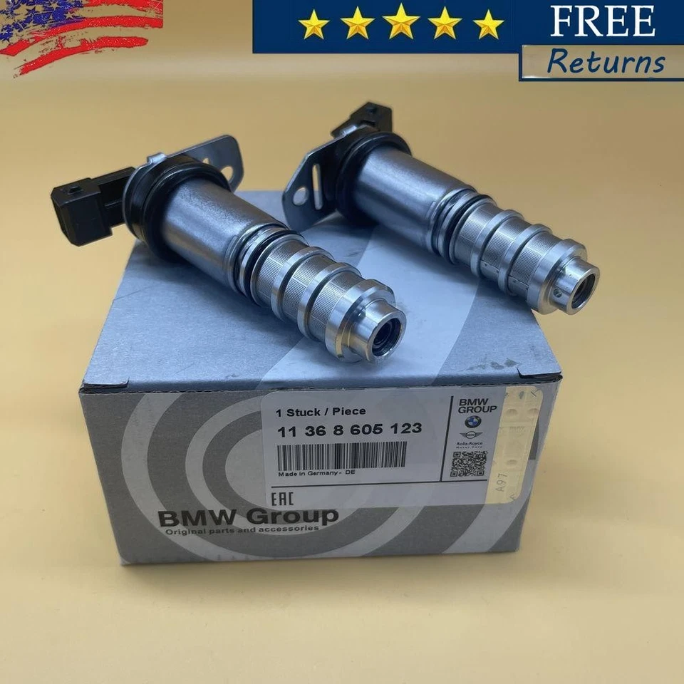 For BMW 335i 535i 550i 740 M3 M5 X3 X5 X6 2PCS VANOS Solenoid Valve 11368605123 Foto 1 de 4