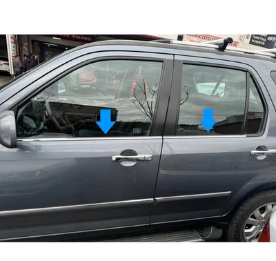 Tapicería de ventana cromada para Honda CR-V 2002-2006 4 piezas Foto 1 de 4