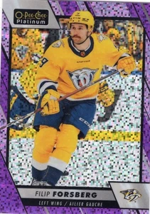 2023-24 O-Pee-Chee Platinum Violet Pixels #70 Filip Forsberg /299 - Picture 1 of 2