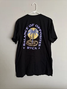 RVCA Balance Of Opposites Gráfico Doble Cara Negro Para Hombre XL - Imagen 1 de 8