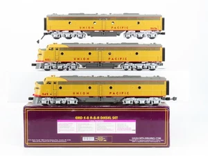 O Gauge 3-Rail MTH 20-2208-1 UP Union Pacific A/B/A Diesel Loco Set w/Sound - Picture 1 of 20