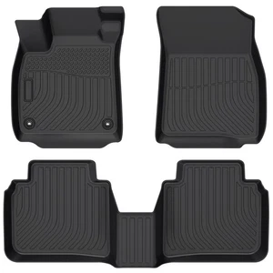 Car Floor Mats For 2023-2025 Honda Accord, Hybrid Rubber Liners - Picture 1 of 9