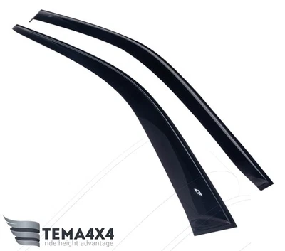 Viseras de ventana con cinta deflector protector solar lluvia para Mitsubishi Expo LRV Dodge Foto 1 de 4