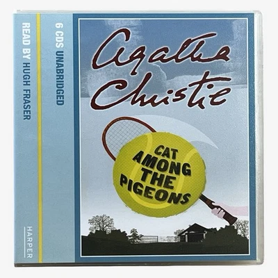 Agatha Christie Poirot AudioBook CD Cat Among The Pigeons Unabridged Hugh Fraser - Image 1 of 4