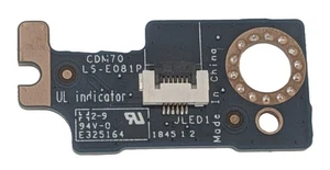 Dell Latitude 5480 5490 LED Indicator Board LS-E081P 0FW84H CHA01 Genuine - Picture 1 of 2
