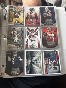 2 Sheets Of 9 NFL Cards. 9 Tight Ends And 9 Quarterbacks. 18 Total - Picture 1 of 4