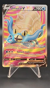 Omastar V Full Art 174/195 Swsh12 Espada y Escudo Plata Tempestad Holo Como Nuevo Raro - Imagen 1 de 2