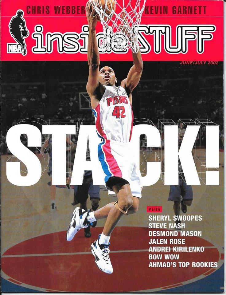 QUIOSCO NBA INSIDE STUFF no Sports Illustrated DETROIT Jerry Stackhouse como nuevo Foto 1 de 1