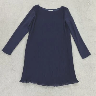 Vestido Vivienne Tam East Wind Code Pliss Shift para mujer 1 XS* azul vintage Foto 1 de 4