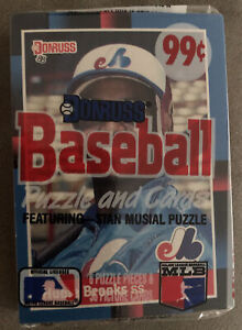 1988 Donruss Cello Pack Hubie Brooks Expos (Top) Jose Canseco Athletics (Back)
