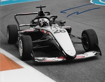 Signed Doriane Pin Formula 1 Academy Prema Racing 8x10 Photo #3 Original - Image 1 of 2