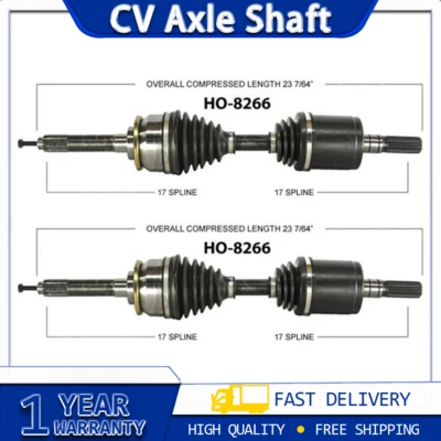 Eje delantero izquierdo delantero derecho TrakMotive se adapta a Isuzu Rodeo CV 1996-1997 Foto 1 de 4