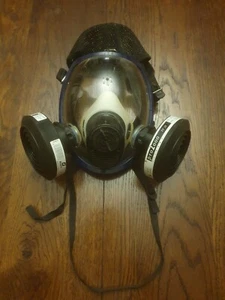 Full-face Prepper Mask with 2x NEW nuclear radiation/bio filters - Picture 1 of 3