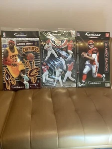 Lot of 3 Fathead 2 Teammate 10"x17" Team Set LeBron Andy Dalton Cincinnati Reds - Picture 1 of 4