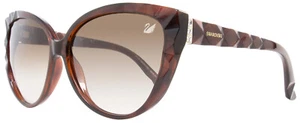 Gafas de sol Swarovski ojo de gato SK0059 Delicious 52F Dark Havana SW59 - Imagen 1 de 2