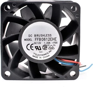FFB0612EHE-F00 6cm 60mm Fan 60x60x38mm DC12V 1.20A Server Chassis Large air vol - Bild 1 von 1