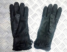 Genuine British Military Black Leather Combat Gloves MK2 MVP - Grade 1