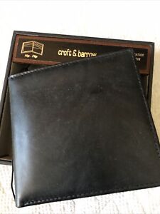 Croft & Barrow Genuine Leather black Wallet hip flip new old stock 4091 2821 01
