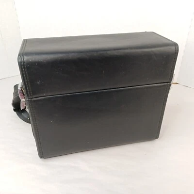 Vintage Vivitar Camera Case Hard Shell Black Shoulder Strap Bag - Image 1 of 4