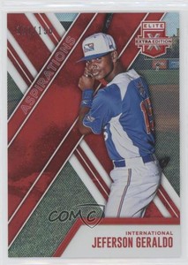 2017 Panini Elite Extra Edition Aspirations Red /150 Jeferson Geraldo #169