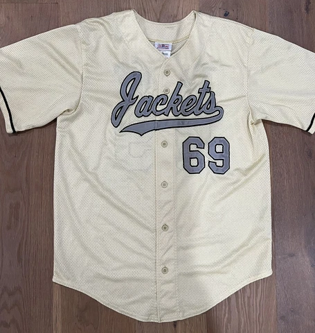 Russell Athletic "Team Issue" Georgia Tech Yellowjackets Baseball Jersey YOUTH M Cover
