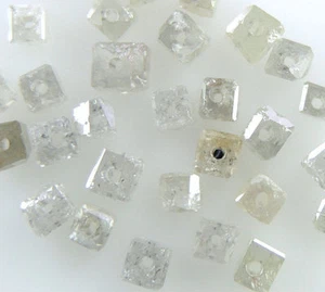 Natural Loose Diamond Drilling Polished Cube Ice Grey 1.00 Ct I3 Clarity Lot Q64 - Picture 1 of 5