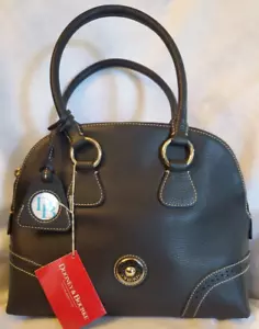 Dooney and Bourke Borsa a tracolla media a cupola nera - Foto 1 di 8
