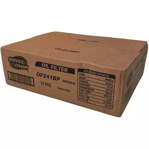 ENGINE OIL FILTER SERVICE CHAMP OF241BP WPH 2835 BOX OF 12 PCS - Picture 1 of 4
