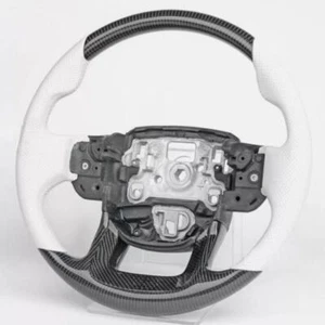 Carbon Fiber Steering Wheel For Land Rover Range Rover Sport SVR 2014-22 w/ Trim - Picture 1 of 10