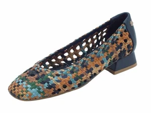 Carmela 162186 Piel Jeans Ballerine per Donna in pelle intrecciata tacco basso - Foto 1 di 3